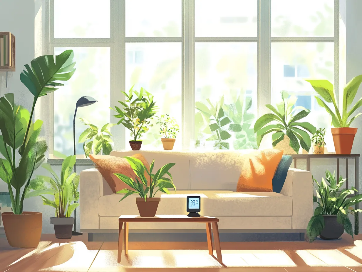 Luftfeuchtigkeit im Wohnzimmer: Ideale Werte & Tipps