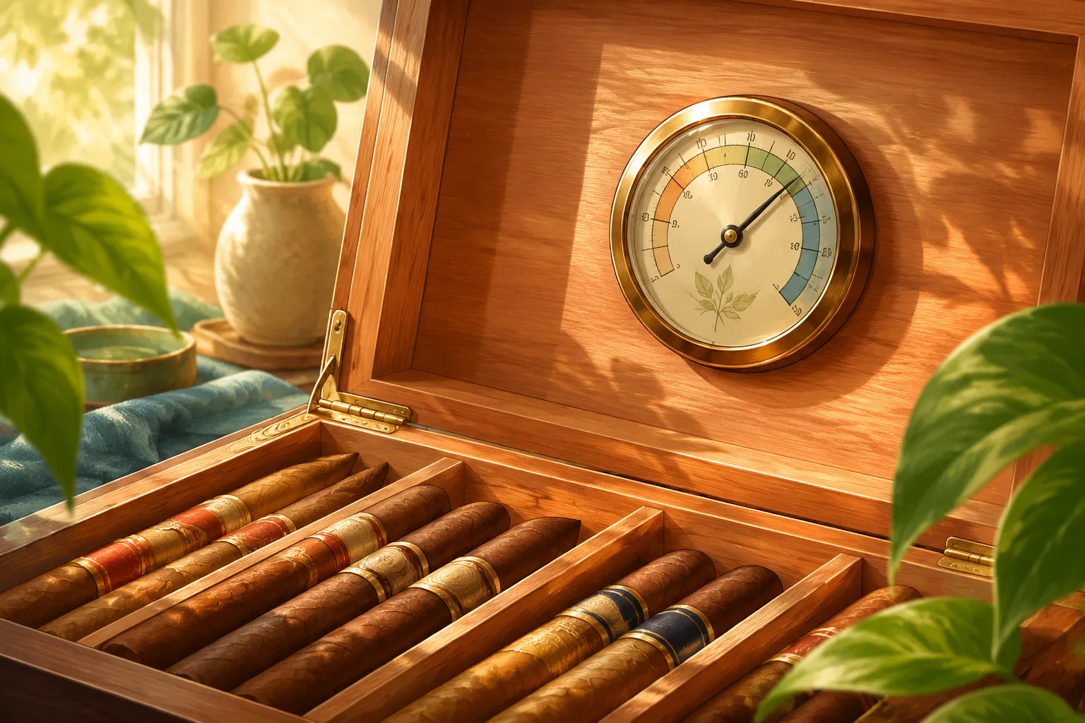 Hygrometer im Humidor